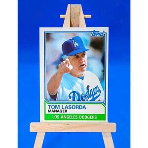 Tom Lasorda 1983 Topps #306 Los Angeles Dodgers Manager